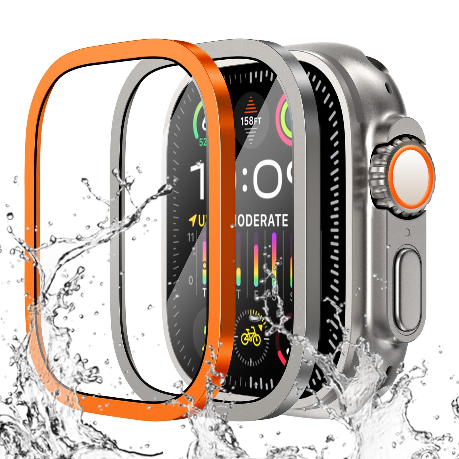 Smartwatch Watches For Men - Gehard glas voor Apple Watch Ultra