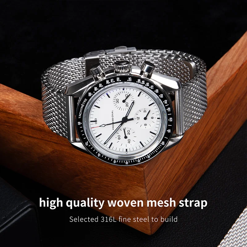 Tissot Watches Smartwatch - Universele 316L roestvrijstalen Milanese geweven horlogeband