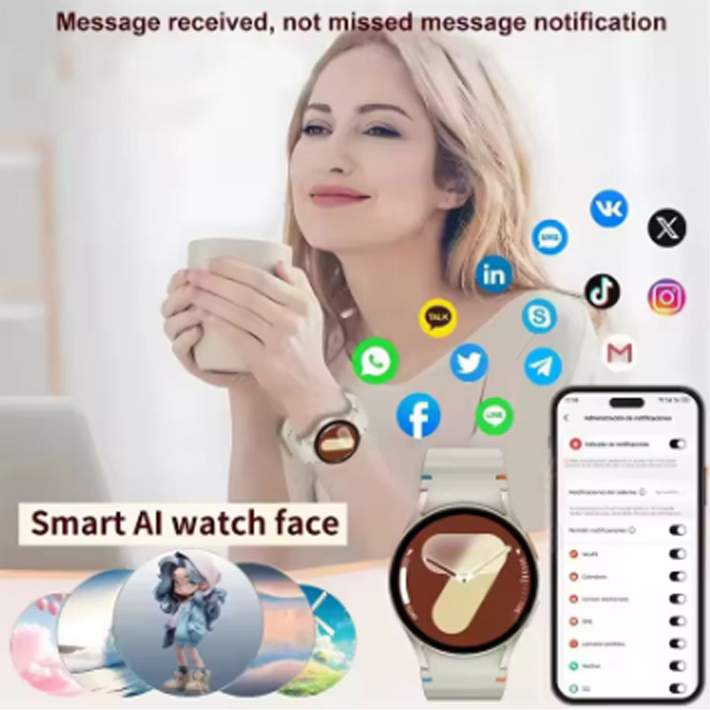 Watch S Realme - SmartWatch Heren Dames HD AMOLED Spraakoproep