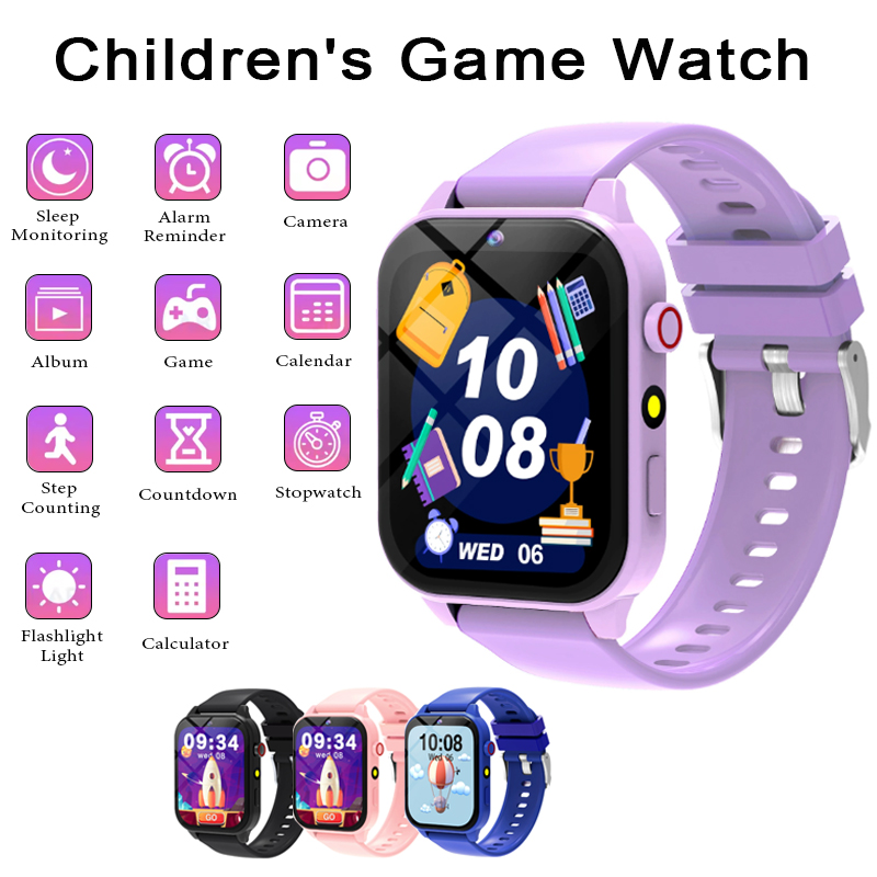 Smartwatch Watches For Kid Girl - Smartwatch Kinderspellen Horloge 1,83 inch scherm
