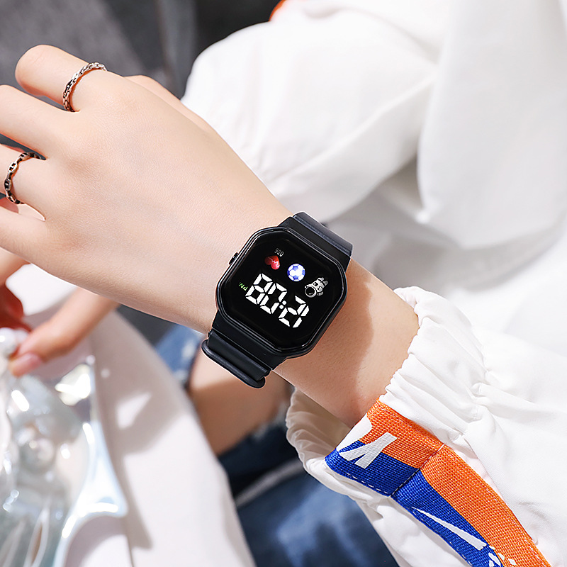 Smartwatch Watches For Girls - LED Elektronisch Horloge, Multifunctioneel Elektronisch Horloge