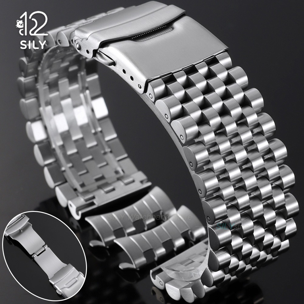 Tissot Watches Smartwatch - 20mm 22mm Vouwsluiting Zilver Roestvrij Stalen