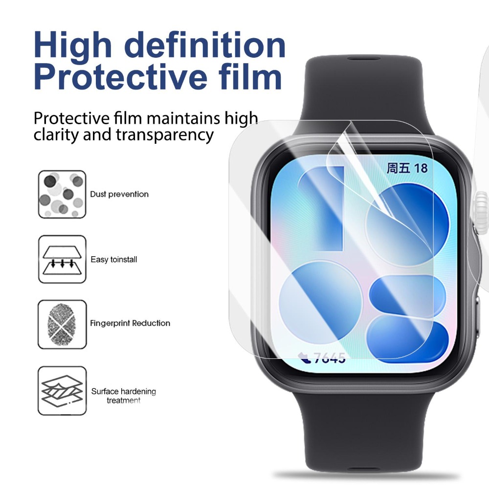 Zachte flexibele hydrogel besc - Huawei Smartwatch Watch Fit recensie en prijs