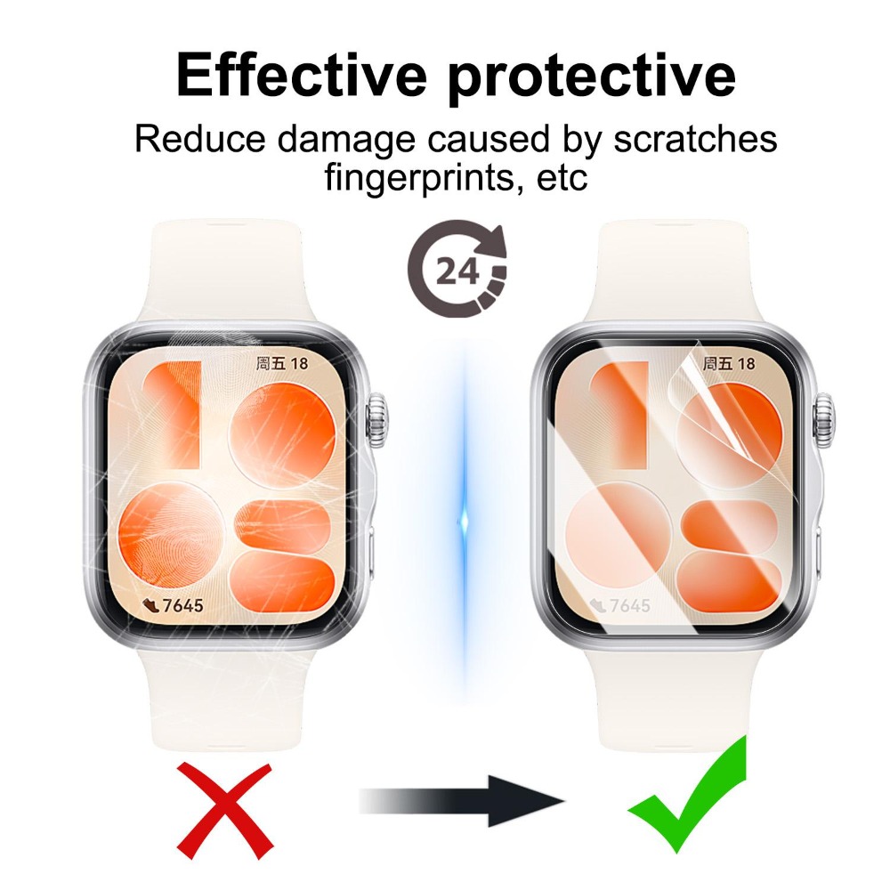Zachte flexibele hydrogel besc - Huawei Smartwatch Watch Fit recensie en prijs