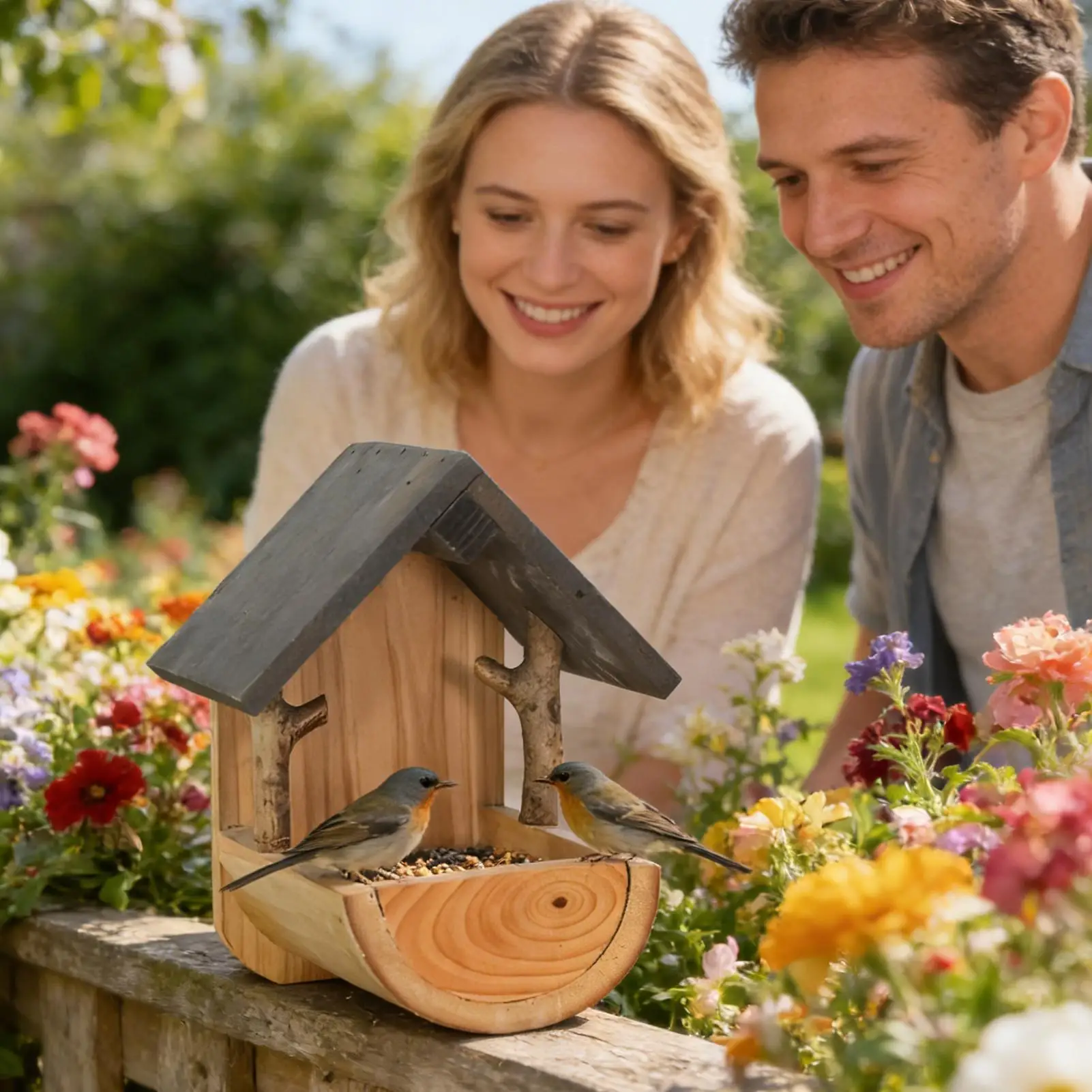 Wandmontage houten vogelvoeder - Watch S recensie en prijs