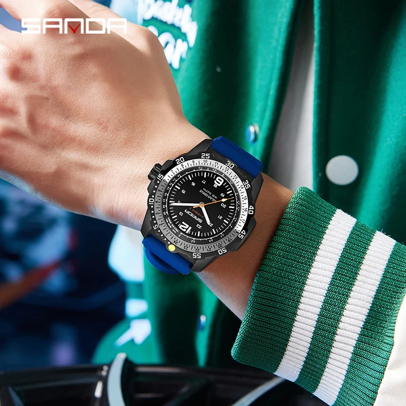 SANDA Luxe nieuwe herenhorloge - Solar Powered Watch recensie en prijs