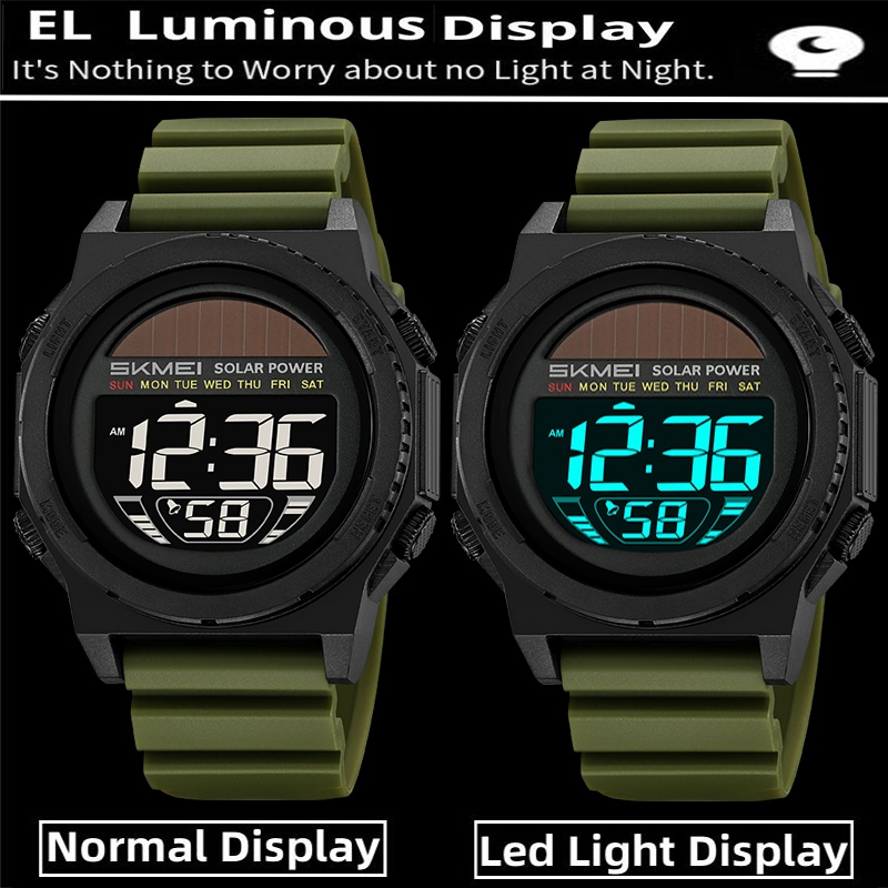Skmei zonne-energie digitale h - Solar Powered Watch recensie en prijs