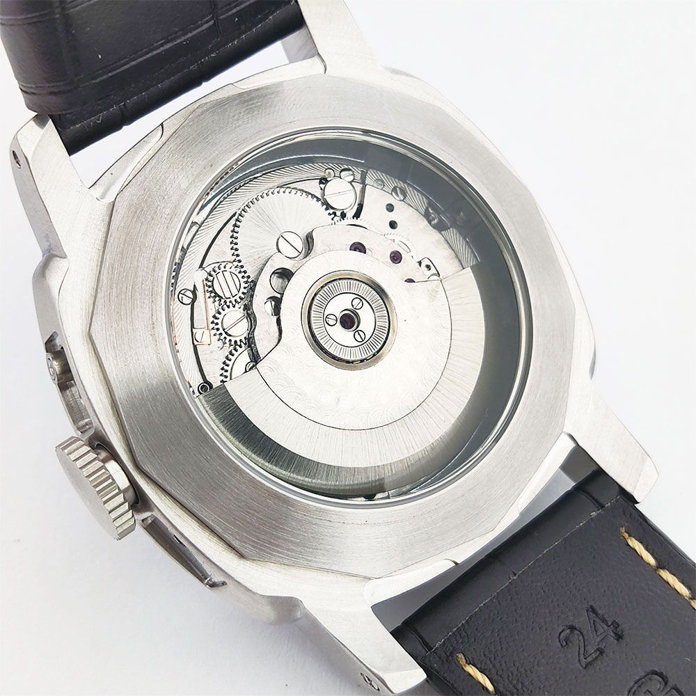 44 mm herenhorloge Seagull ST2 - Leather Watch Strap recensie en prijs