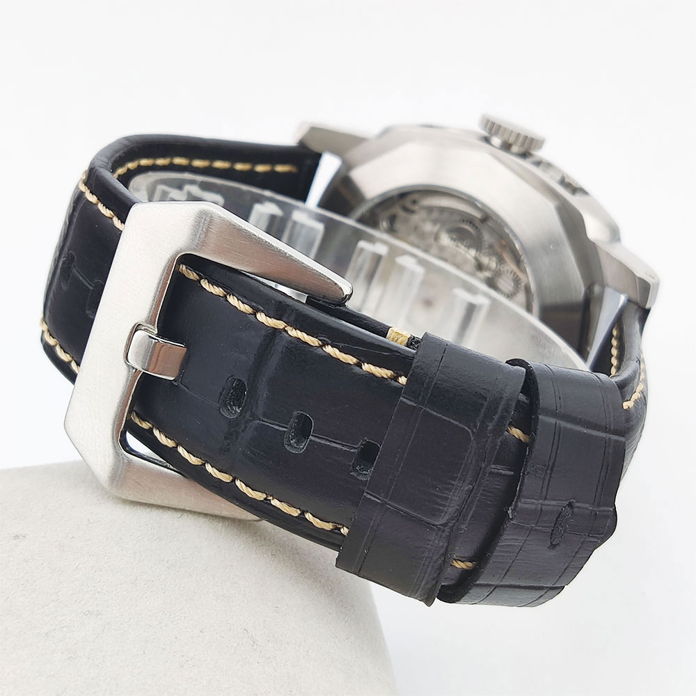 44 mm herenhorloge Seagull ST2 - Leather Watch Strap recensie en prijs