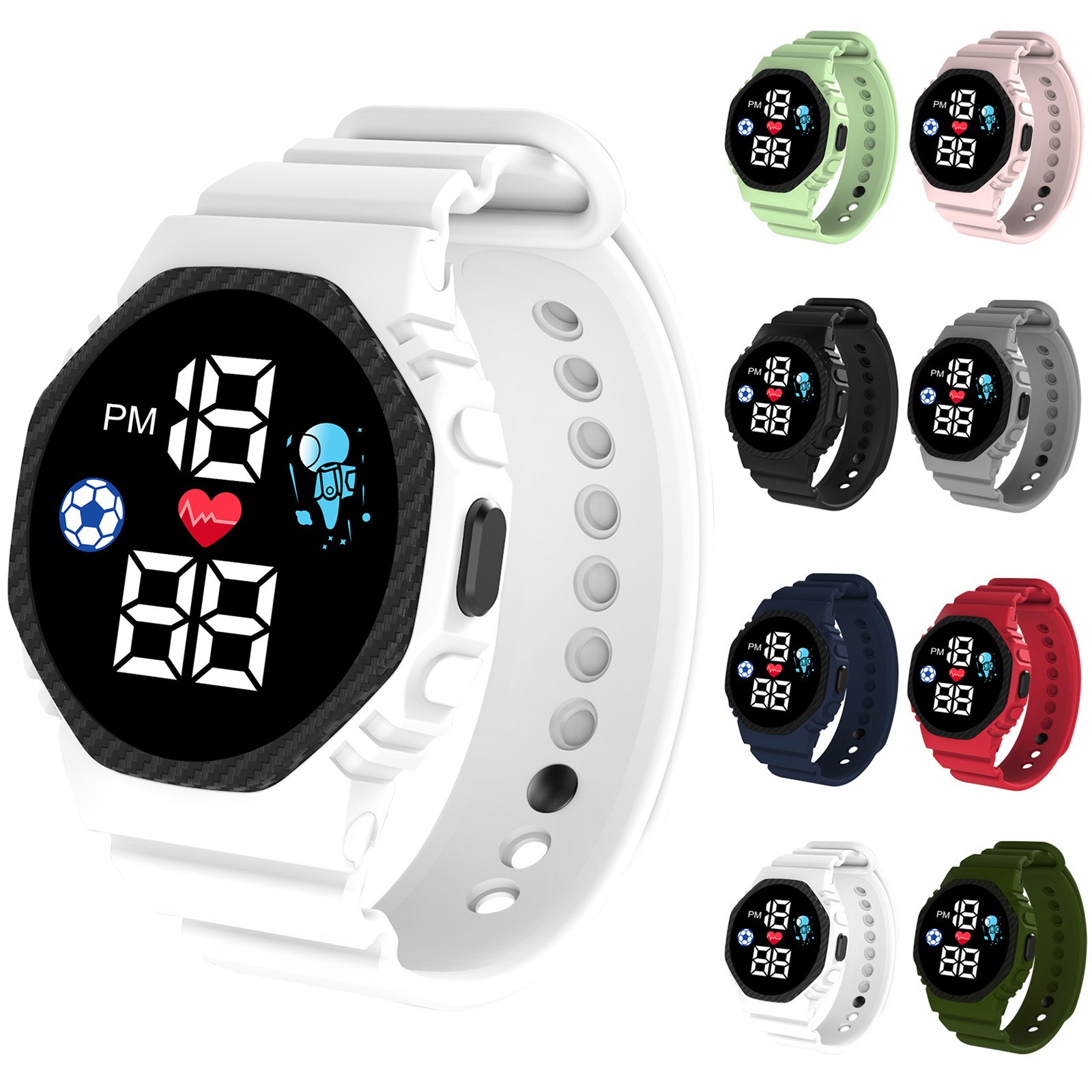 Multi-Color Smart Horloge Voor - Smartwatch Digital Watches For Boys recensie en prijs