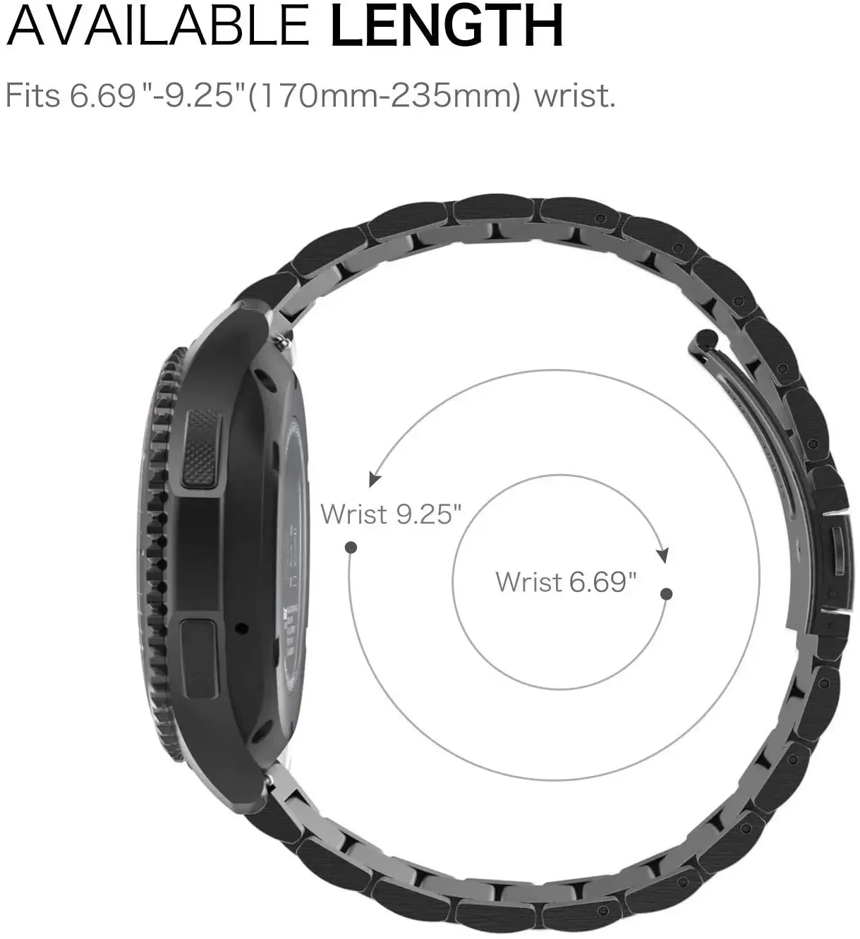 22 mm roestvrijstalen band voo - Watch S Realme recensie en prijs