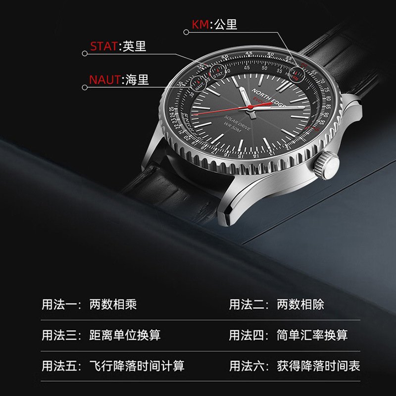 NIEUW NORTH EDGE EVOQUE3 Elekt - Solar Powered Watch recensie en prijs