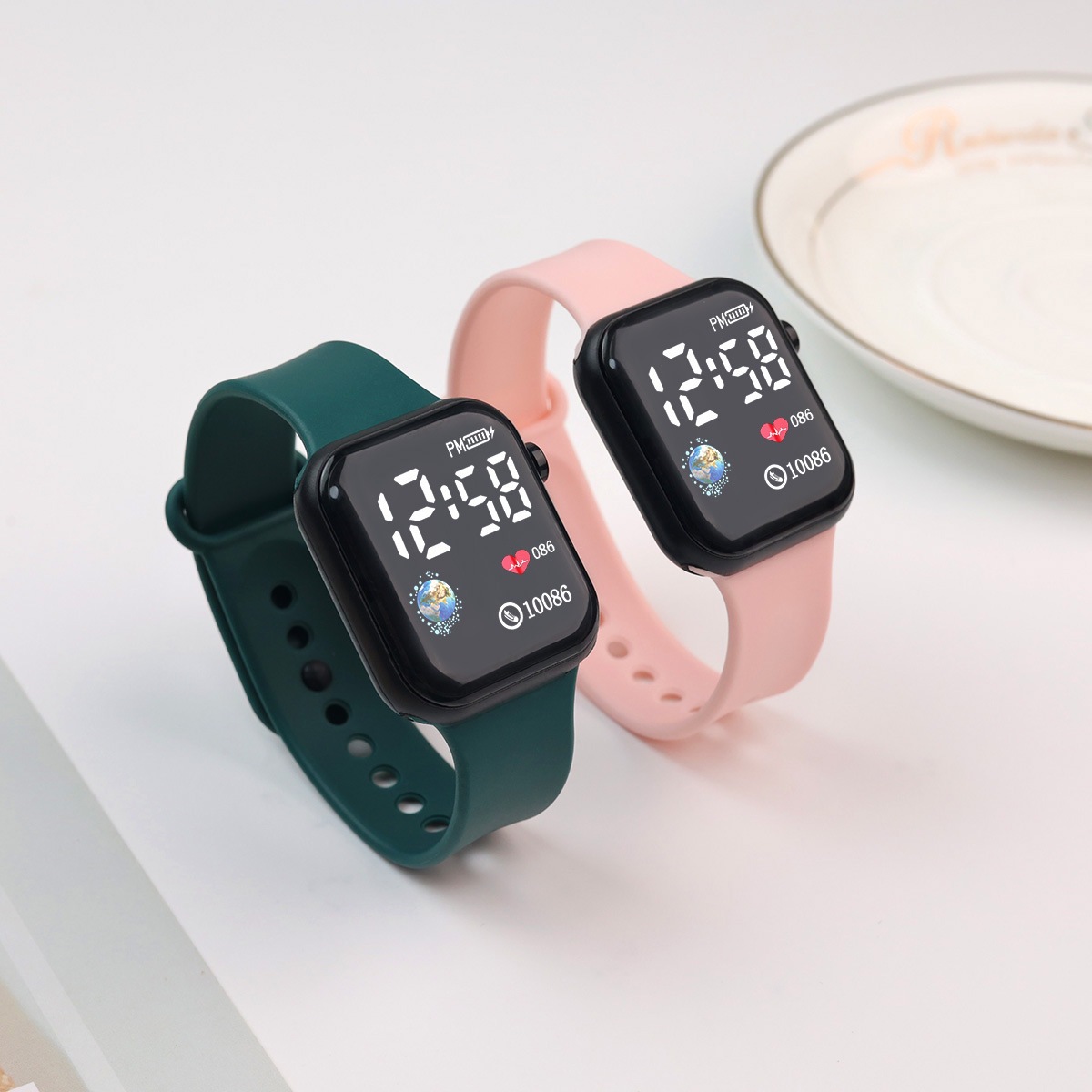 Nieuw LED digitaal horloge voo - Smartwatch Watches For Girls recensie en prijs