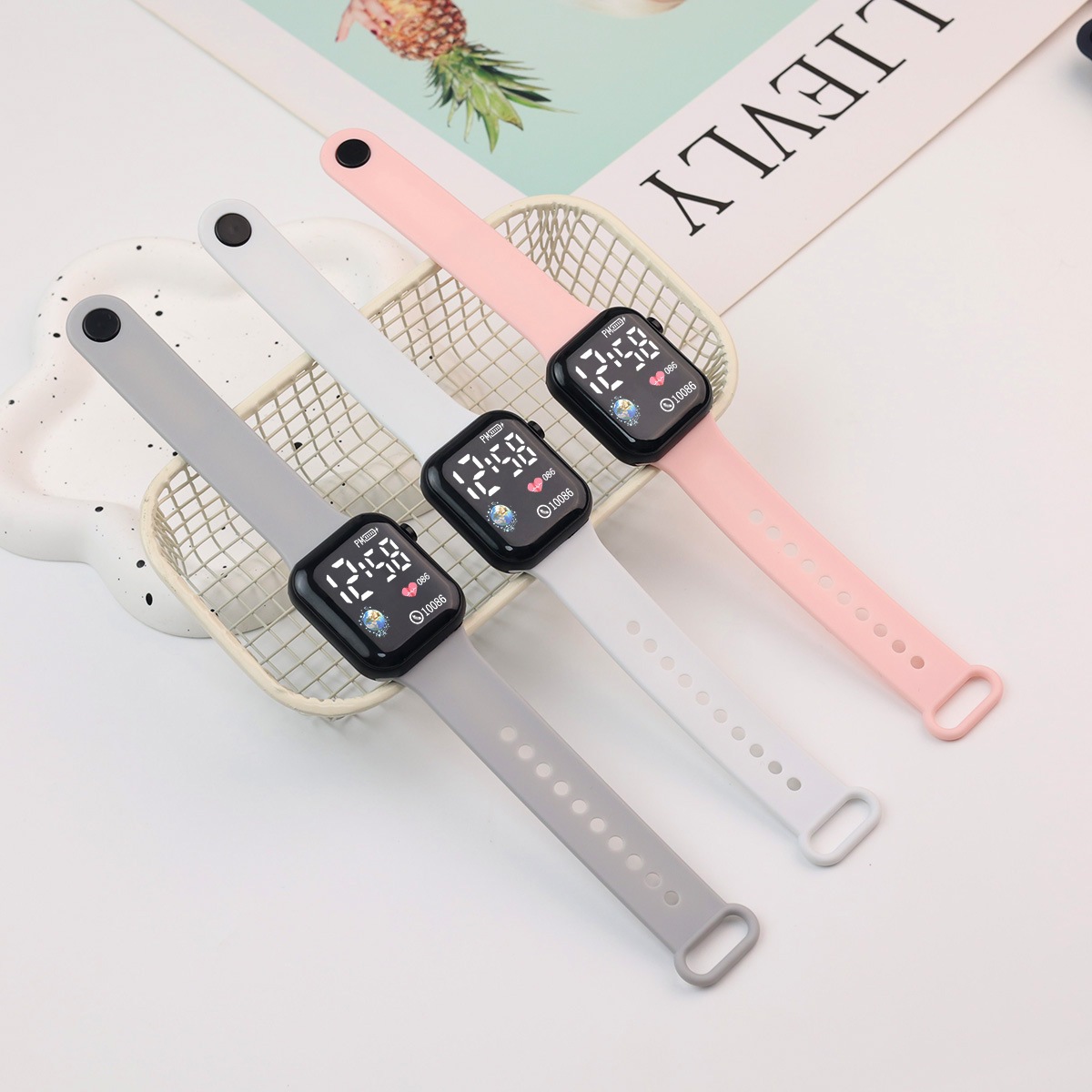 Nieuw LED digitaal horloge voo - Smartwatch Watches For Girls recensie en prijs