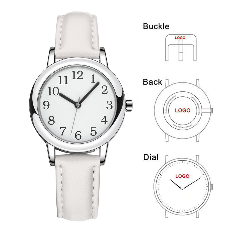 Witte band Slanke aangepaste d - Leather Watch Strap recensie en prijs