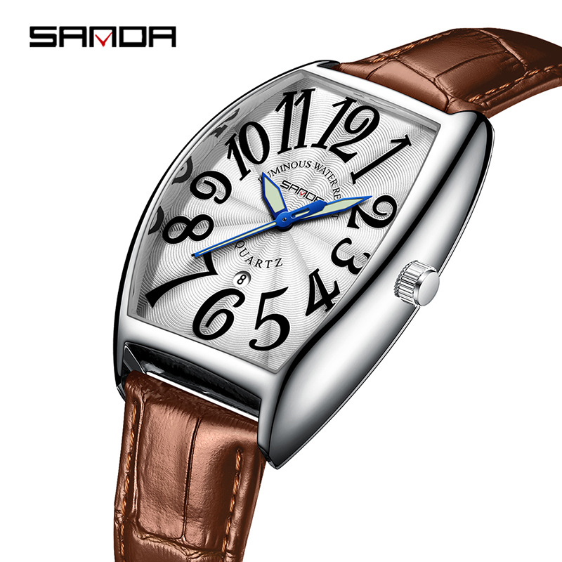 SANDA Nieuw quartz herenhorlog - Leather Watch Strap recensie en prijs