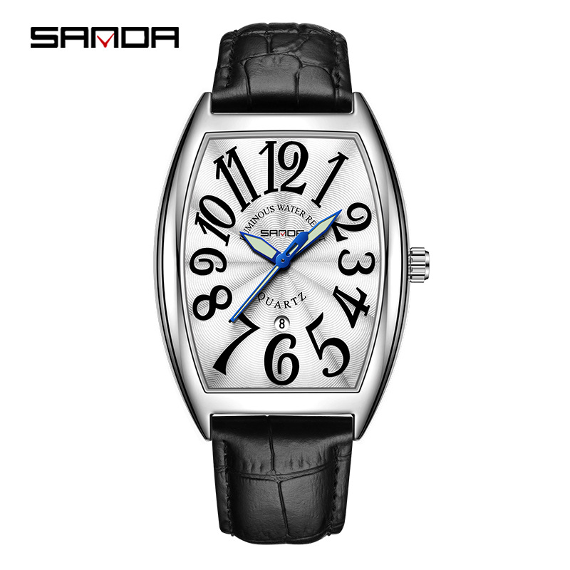 SANDA Nieuw quartz herenhorlog - Leather Watch Strap recensie en prijs
