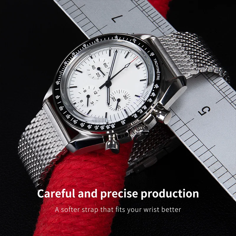 Geweven mesh Milanese 316L roe - Tissot Watches Smartwatch recensie en prijs