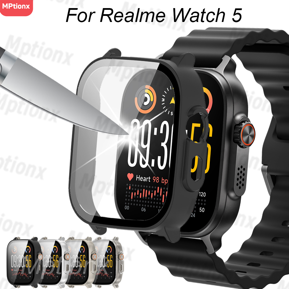 PC Case+Glass voor Realme Watc - Watch S Realme recensie en prijs
