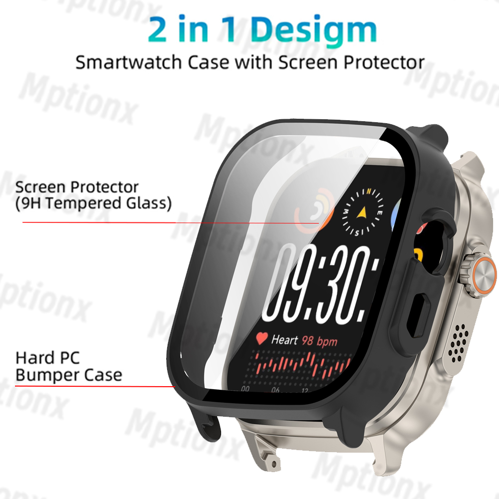 PC Case+Glass voor Realme Watc - Watch S Realme recensie en prijs