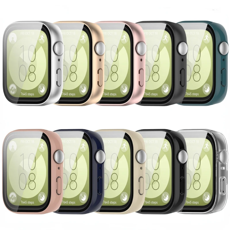 PC-behuizing + gehard glas voo - Huawei Smartwatch Watch Fit recensie en prijs