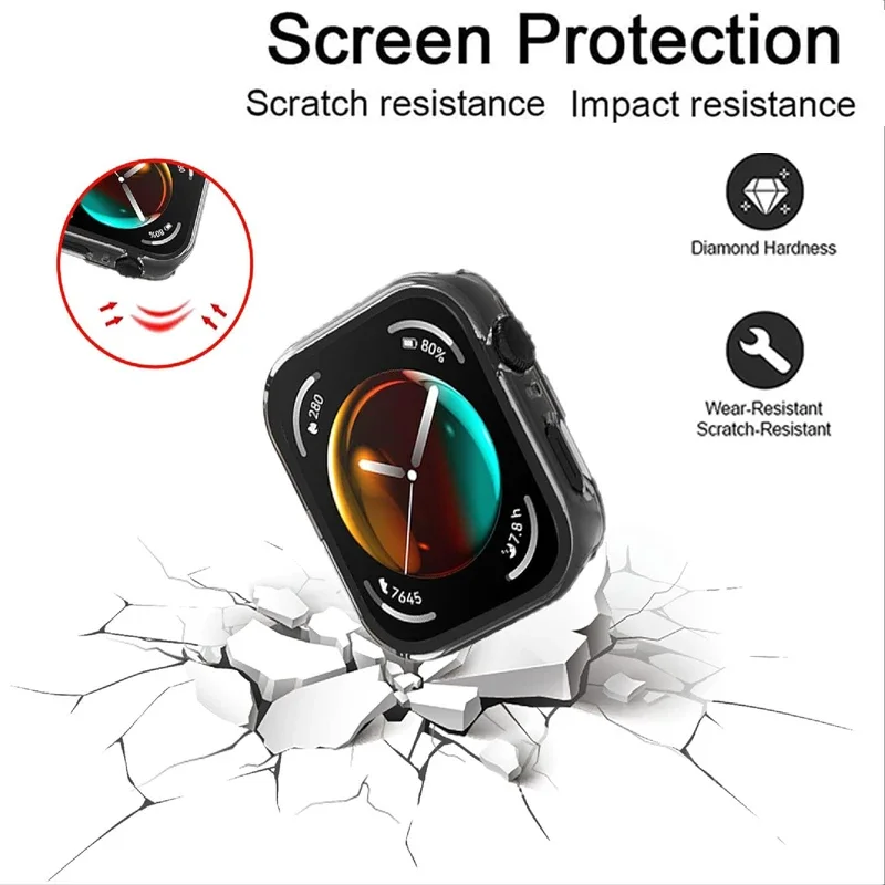 PC-behuizing + gehard glas voo - Huawei Smartwatch Watch Fit recensie en prijs