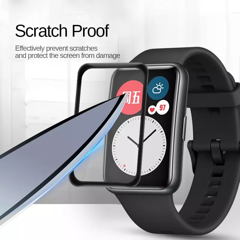 Beschermend zacht glas voor Hu - Huawei Smartwatch Watch Fit recensie en prijs