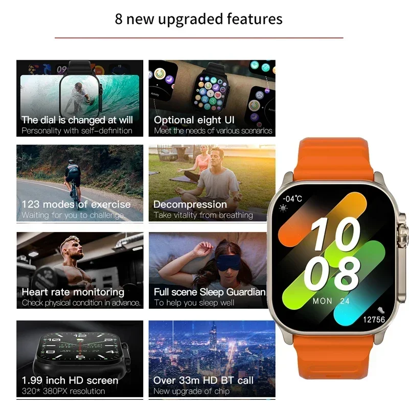 Nieuwe Serie 9 Watch PK HK8 PR - Smartwatch Watches For Girls recensie en prijs
