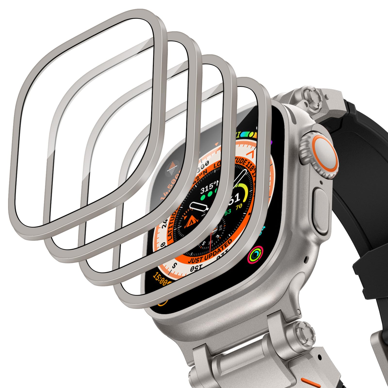 Aluminium behuizing + gehard g - Smartwatch Watches For Men recensie en prijs