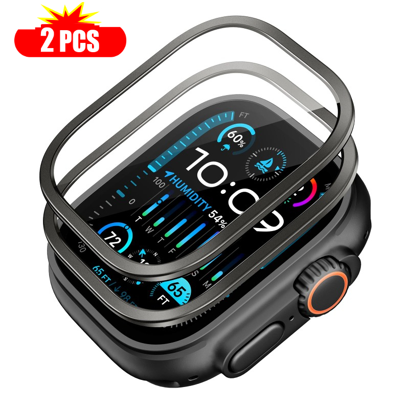 2 stuks Gehard Glas voor Apple - Smartwatch Watches For Men recensie en prijs