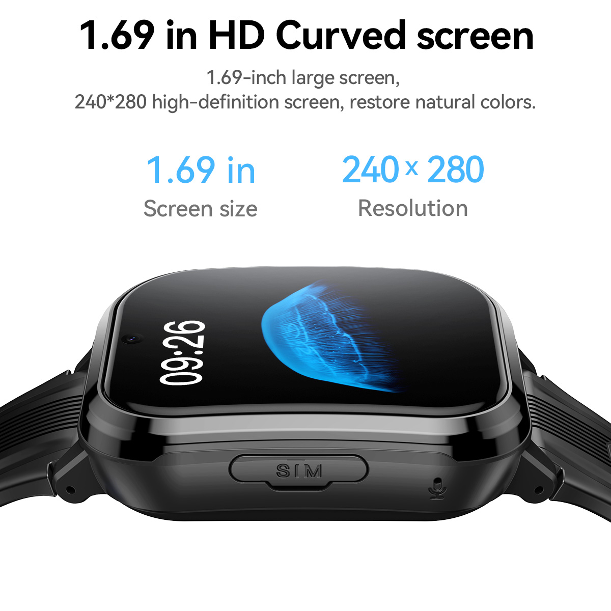 HOCO Y108 1.69 inch HD LCD geb - Smartwatch Watches For Kid Girl recensie en prijs