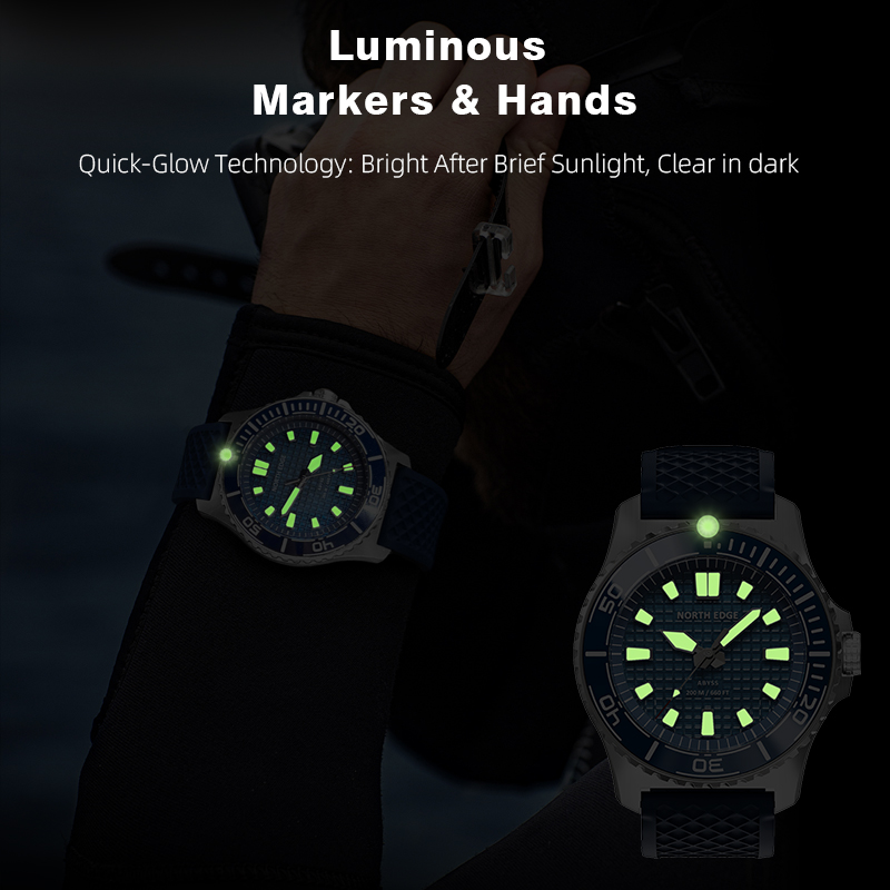 NORTH EDGE ABYSS Heren Solar D - Solar Powered Watch recensie en prijs