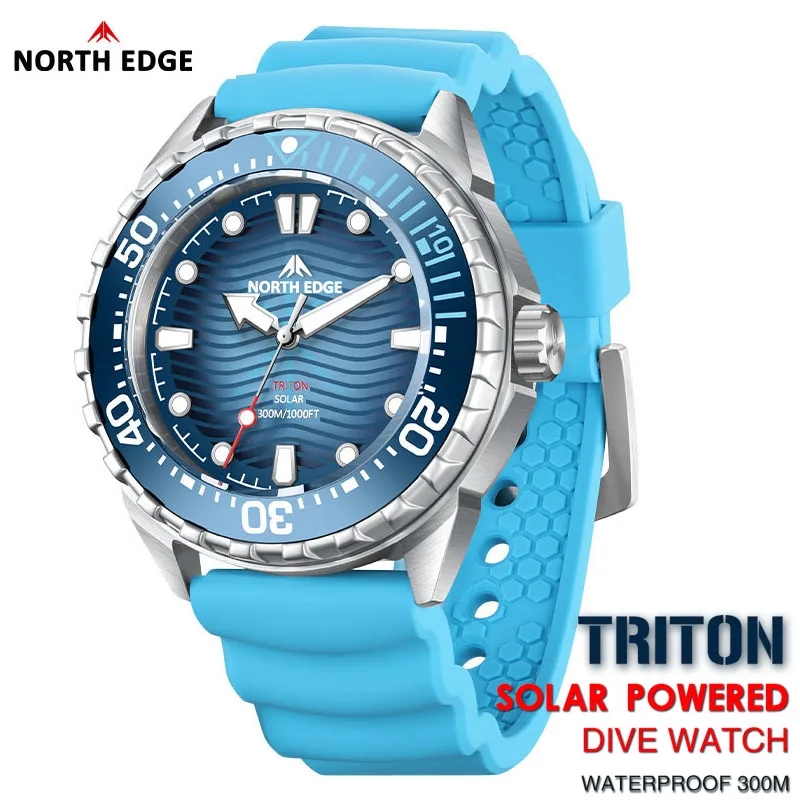 NORTH EDGE 2025 Nieuwe TRITON  - Solar Powered Watch recensie en prijs