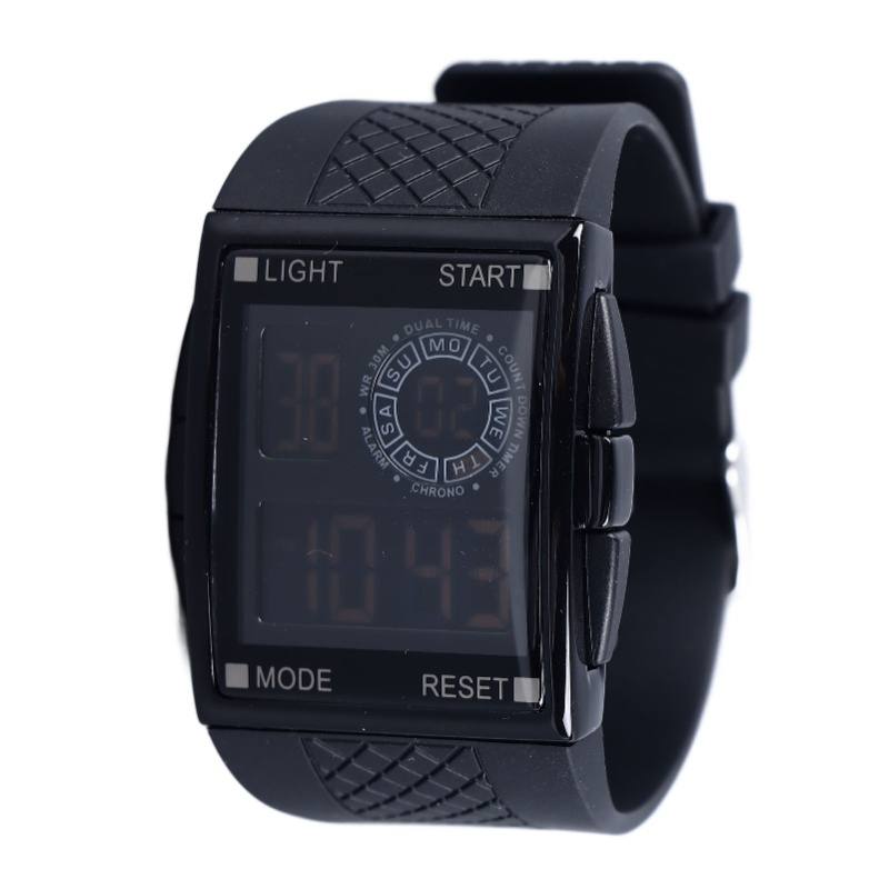 Digitaal sporthorloge Waterdic - Leather Watch Strap recensie en prijs