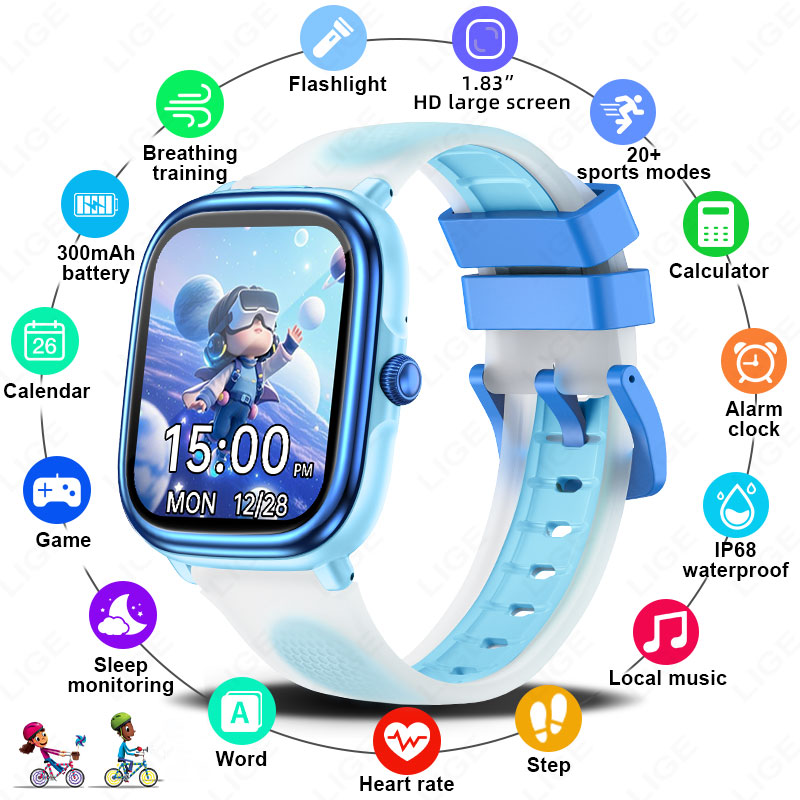 LIGE Kids Meisjes Jongens Pres - French Connection Watches Smartwatch App recensie en prijs